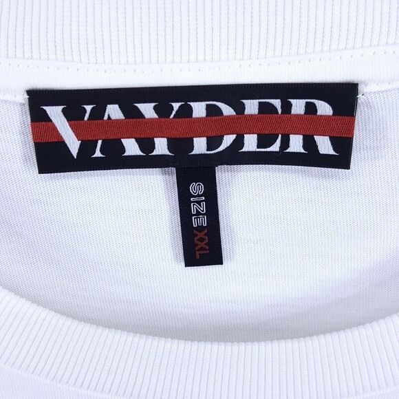VAYDER Shirt Mens XXL White Pullover Crew Graphic Street T-Shirt Tee Logo $205 - Picture 3 of 7